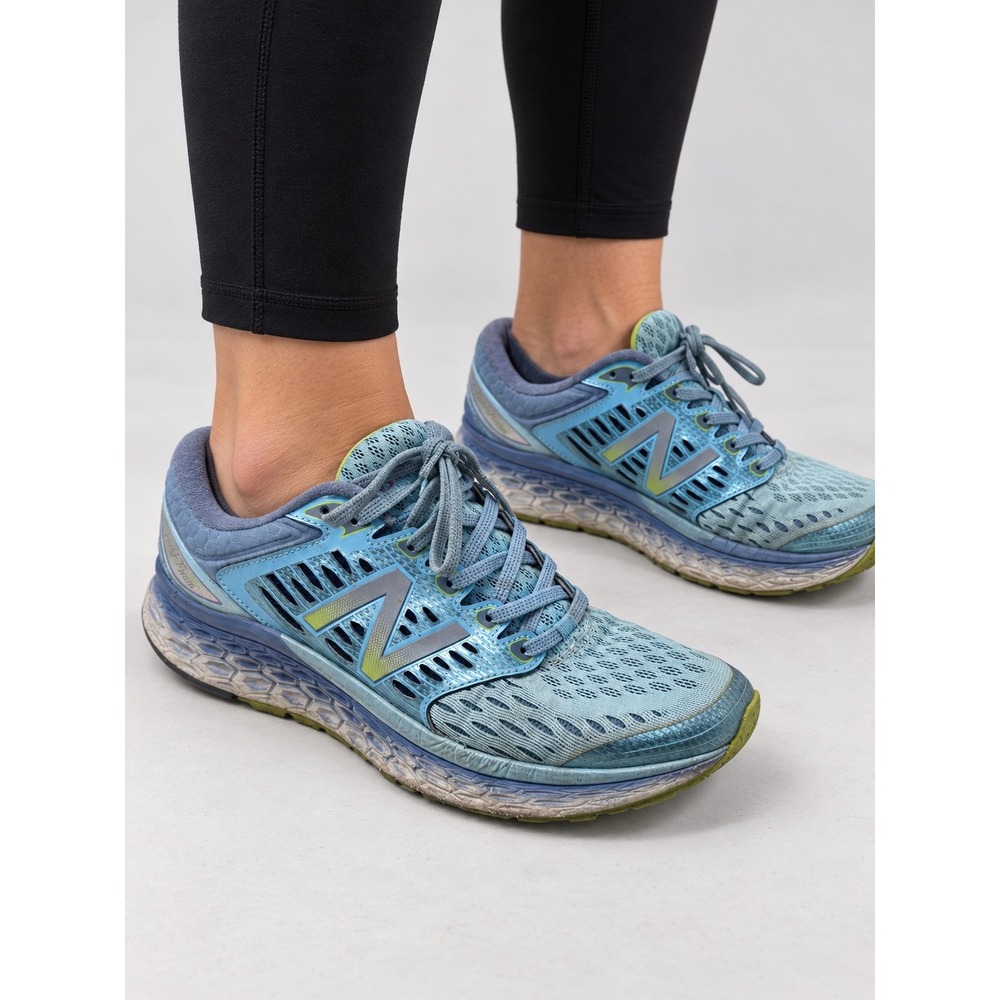 New Balance Fresh Foam 1080v6 Blue Teal Running Shoes W1080BG6 Womens 10